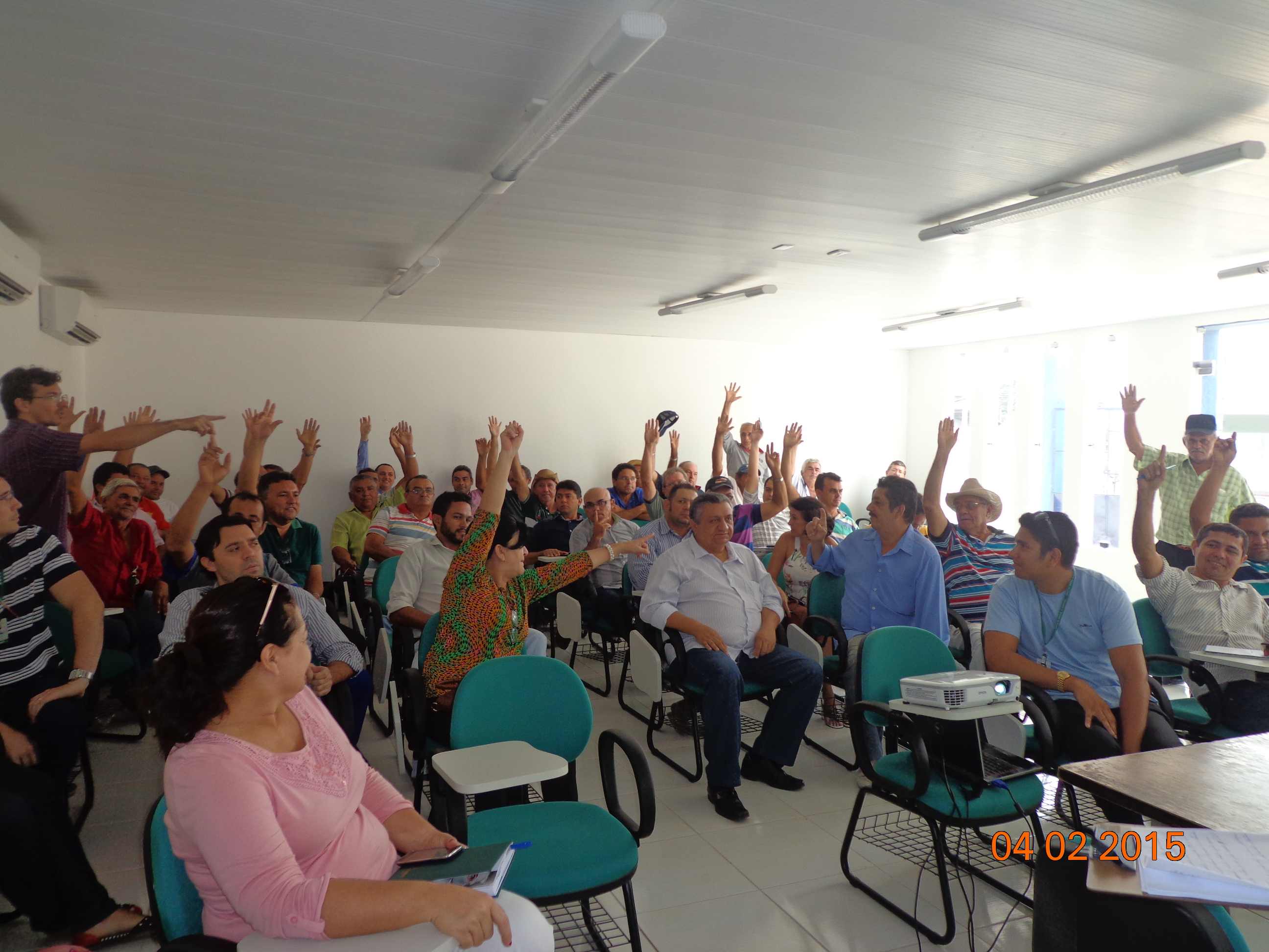 Reunião de avaliação da operação 2014.2 e a Alocação emergencial para o primeiro semestre 2015.1.