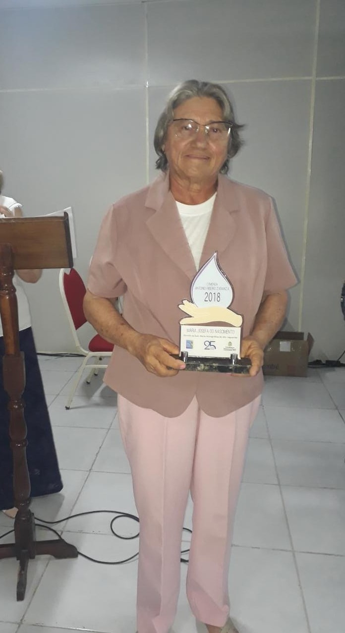 Secretária do CSBHAJ recebe homenagem e Comenda Zaranza