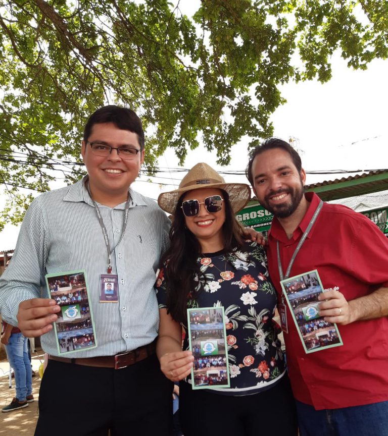Presidenta do CSBHAJ divulga o colegiado na da I EXPOQUIXELÔ