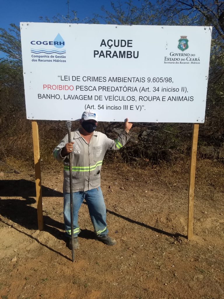 COGERH de Iguatu inicia trabalho de identificação dos açudes monitorados