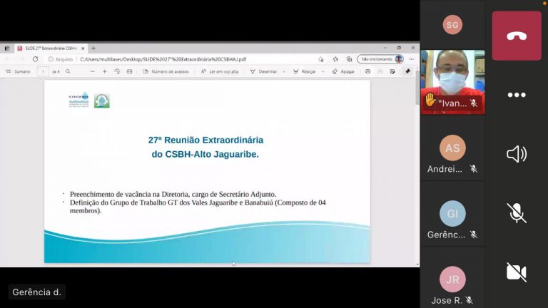27 ª Reunião Extraordinária