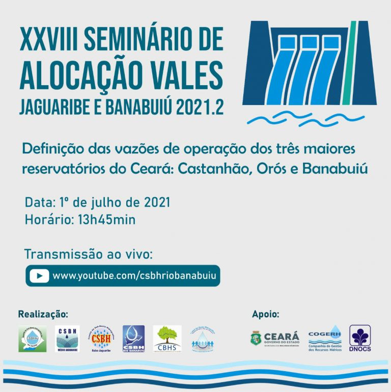 XXVIII SEMINÁRIO DE ALOCAÇÃO VALES JAGUARIBE E BANABUIÚ 2021.2