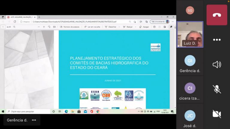 Planejamento Estratégico de Bacia é tema da 29ª Reunião Extraordinária do Comitê do Alto Jaguaribe