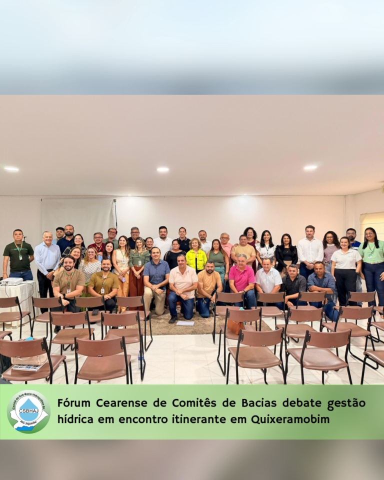 Fórum Cearense de Comitês de Bacias debate gestão hídrica em encontro itinerante em Quixeramobim