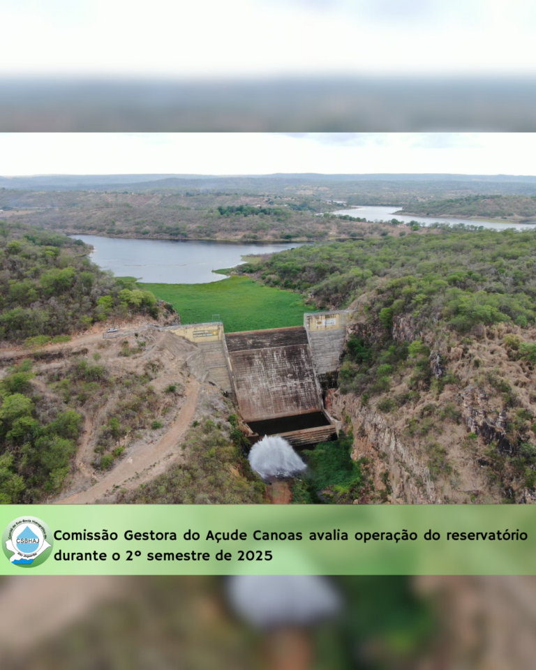 Comissão Gestora do Açude Canoas avalia operação do reservatório durante o 2º semestre de 2025