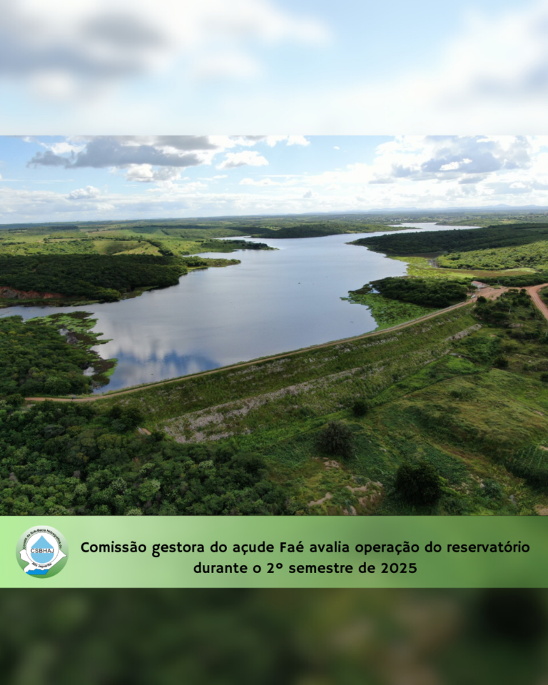 Comissão gestora do açude Faé avalia operação do reservatório durante o 2º semestre de 2025
